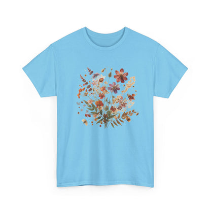 Wild Flowers T-Shirt, Floral Nature T-Shirt, Cottagecore Shirt - PopCultureByDesign36