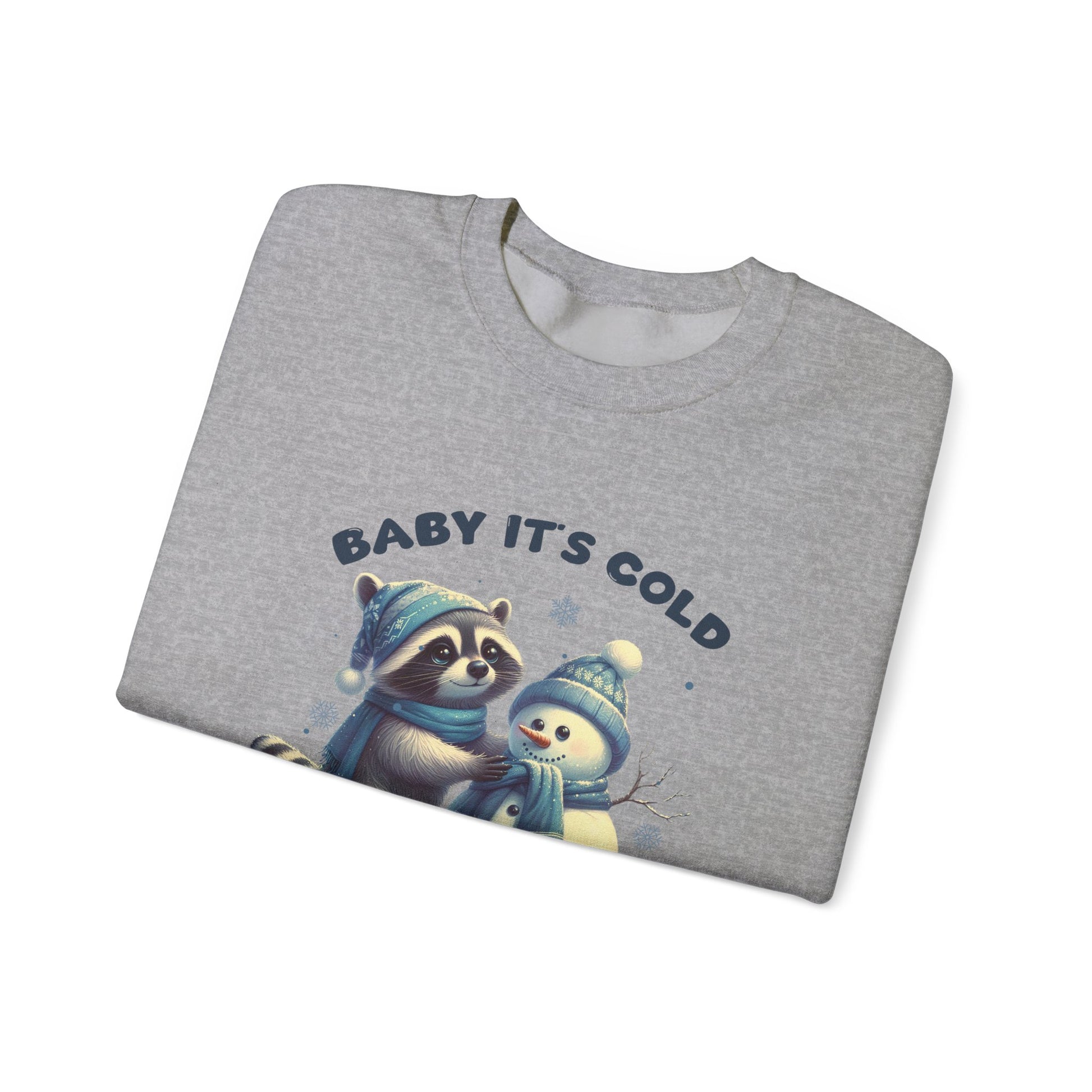 Baby Its Cold Outside Raccoon, Cute Christmas Raccoon, Winter Humor - PopCultureByDesign36
