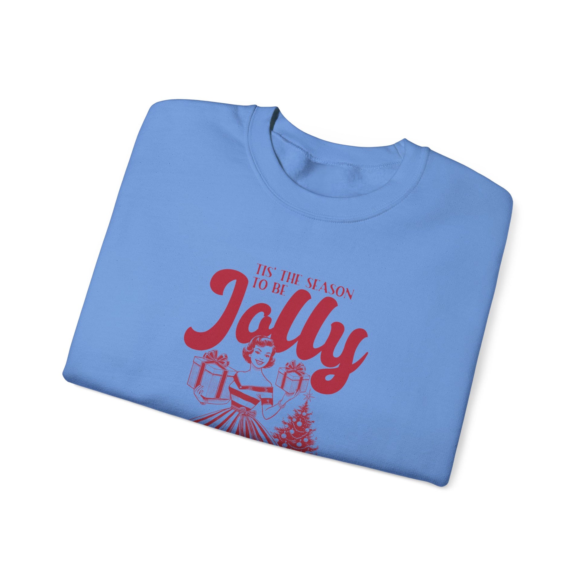 Christmas Sweatshirt, Pin Up Girl Christmas, Christmas Jolly - PopCultureByDesign36