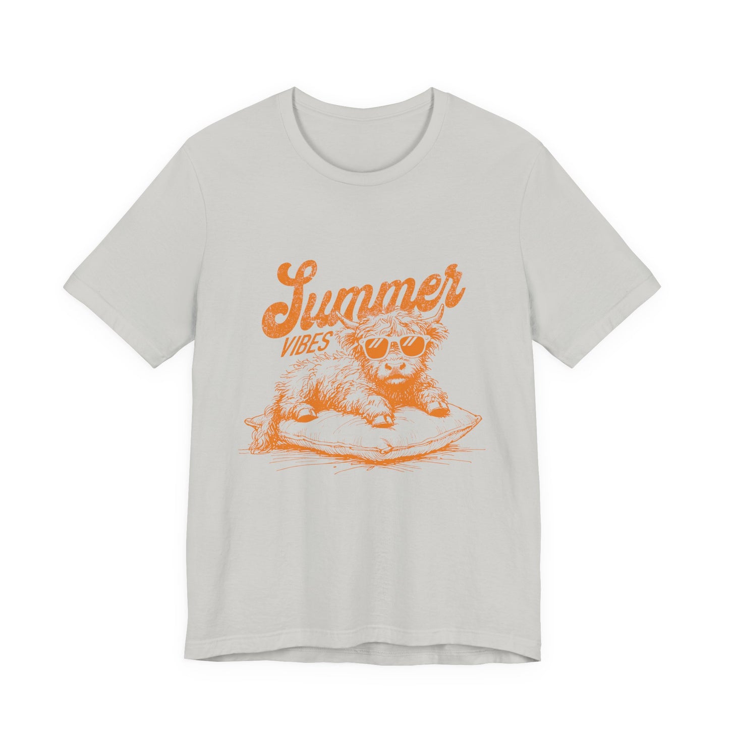 Summer Vibes Highland Cow Shirt, Western Shirt, Cow Shirt - PopCultureByDesign36