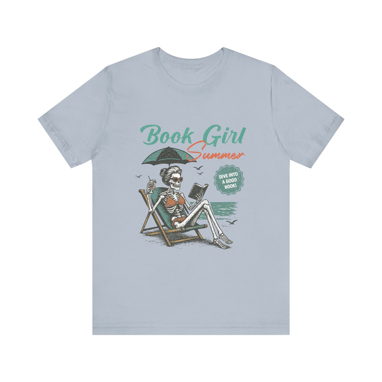 Book Girl Summer Shirt, Reading Lover Tee, Literary Bookworm Top - PopCultureByDesign36