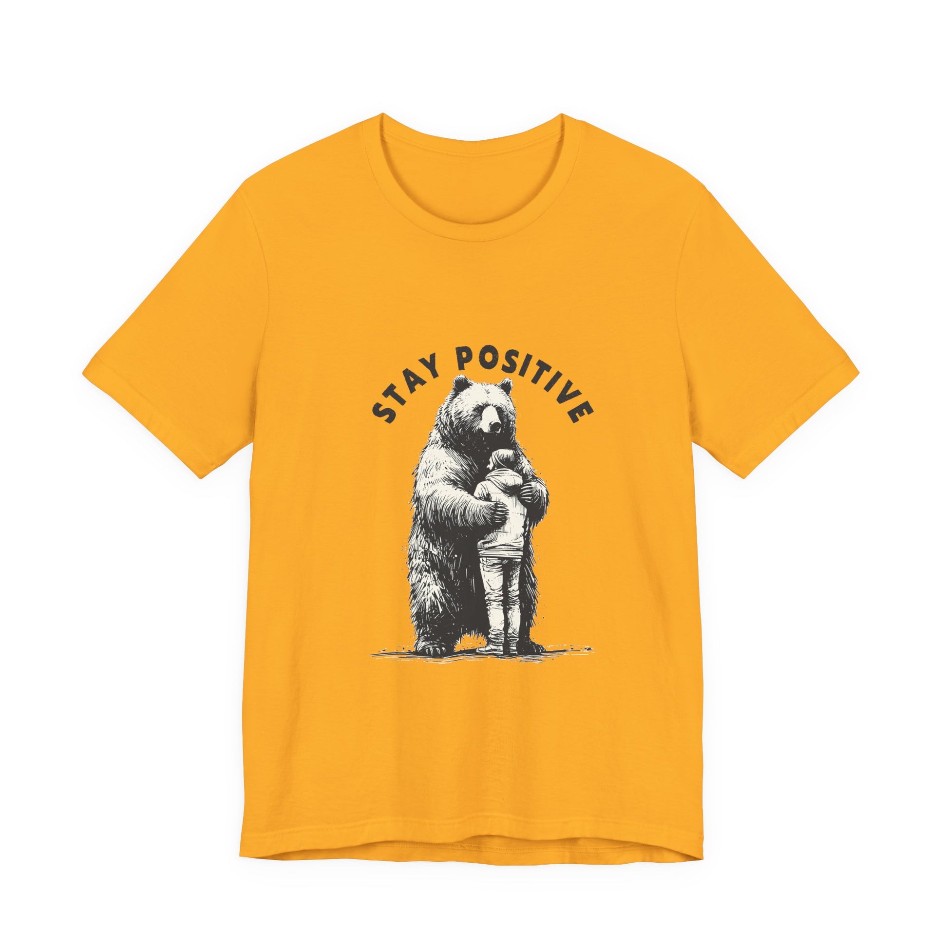 Stay Positive Bear Hug Shirt, Mental Health Shirt, Bear Hug Tee - PopCultureByDesign36
