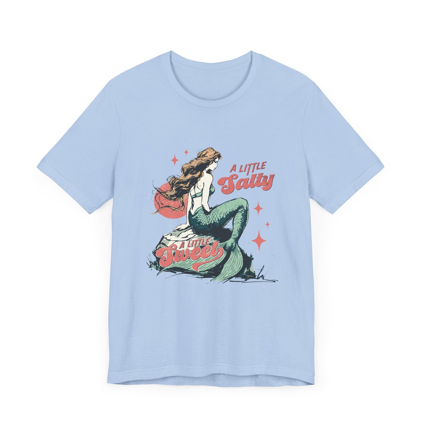 Mermaid TShirt, Summer Vibes Mermaid Shirt, Beach Sea Life - PopCultureByDesign36