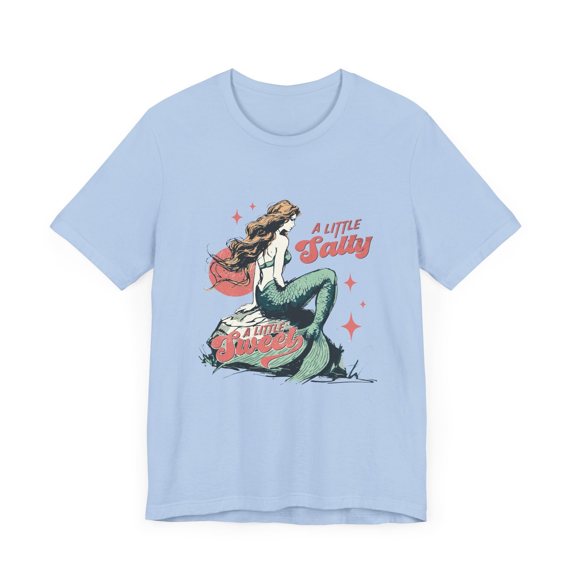 Mermaid TShirt, Summer Vibes Mermaid Shirt, Beach Sea Life - PopCultureByDesign36