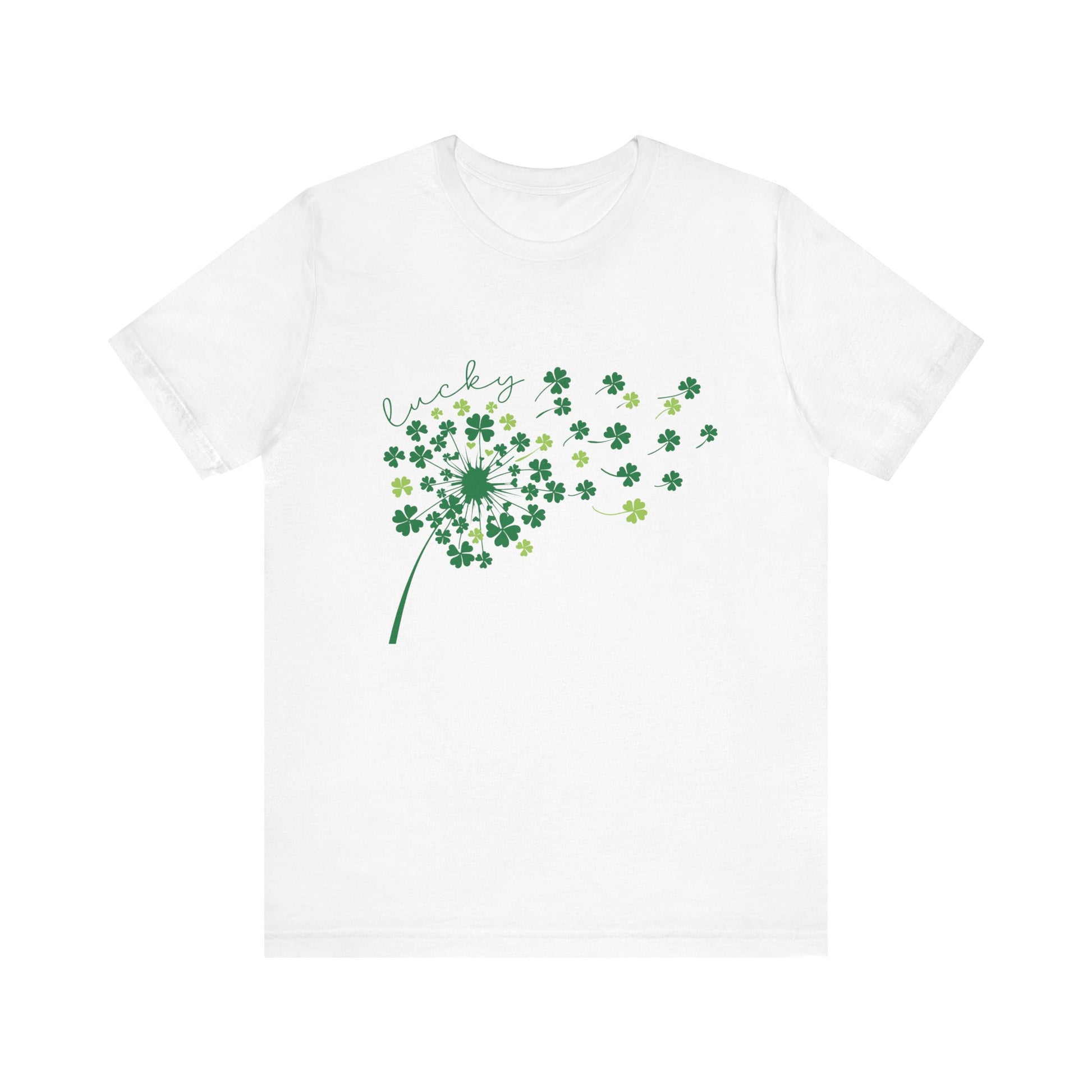 Lucky Shirt, St Patricks Day Shirt, Shamrock Heart T-Shirt - PopCultureByDesign36