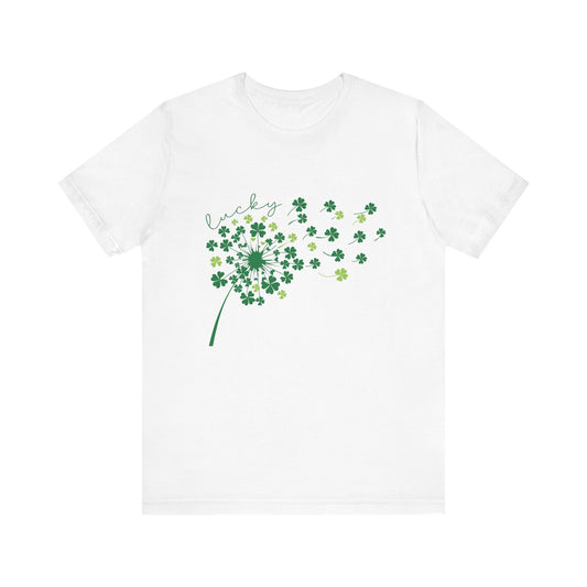 Lucky Shirt, St Patricks Day Shirt, Shamrock Heart T-Shirt - PopCultureByDesign36