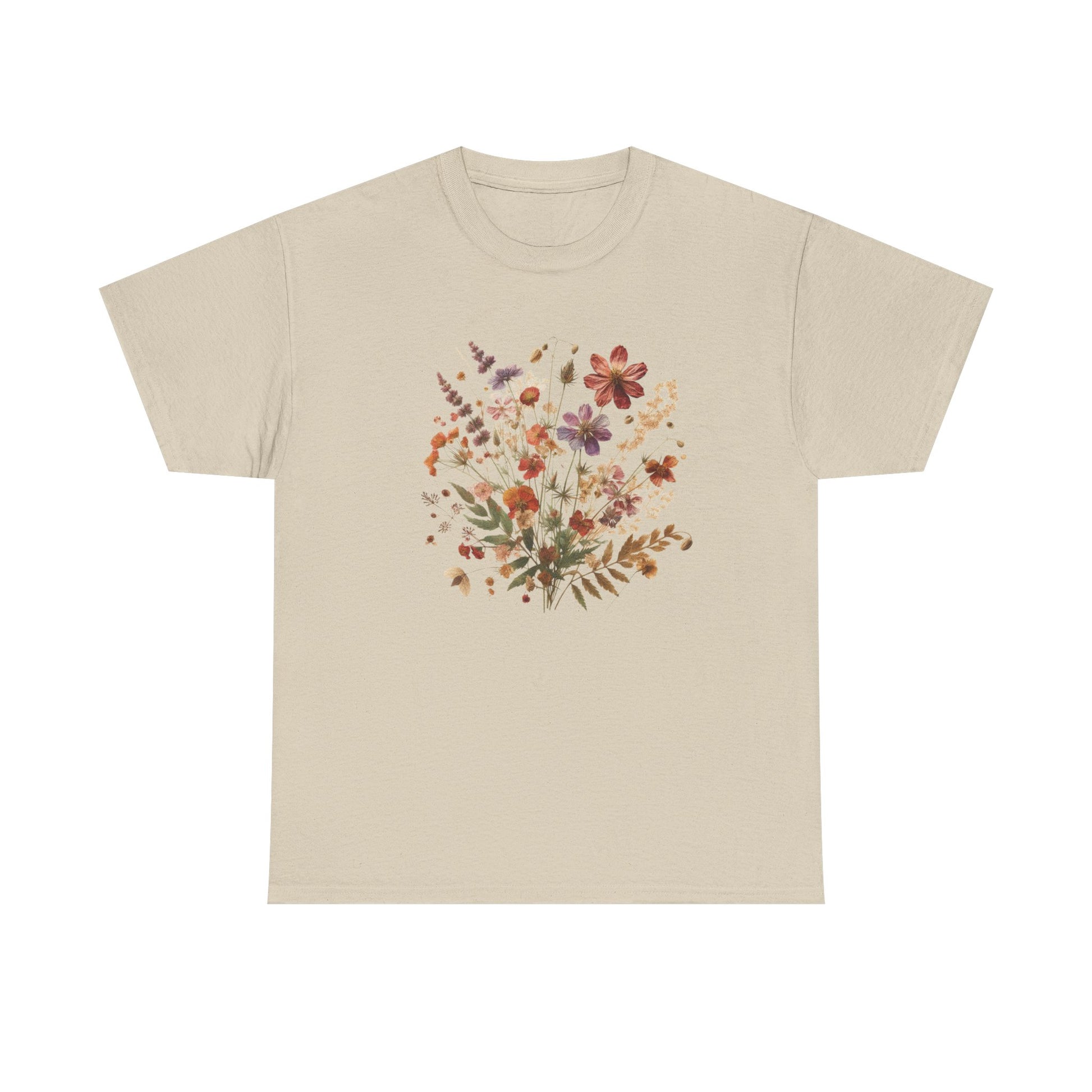 Wild Flowers T-Shirt, Floral Nature T-Shirt, Cottagecore Shirt - PopCultureByDesign36