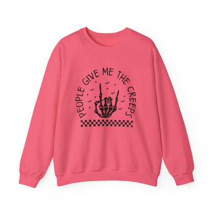 The Creeps Sweatshirt, Skeleton Hands Shirt, Skull Halloween Sweatshirt - PopCultureByDesign36