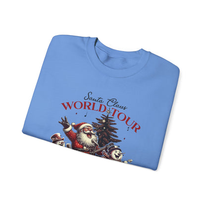Santa Claus World Tour Christmas Shirt, Santa Claus Shirt, Funny Santa Christmas Shirt - PopCultureByDesign36