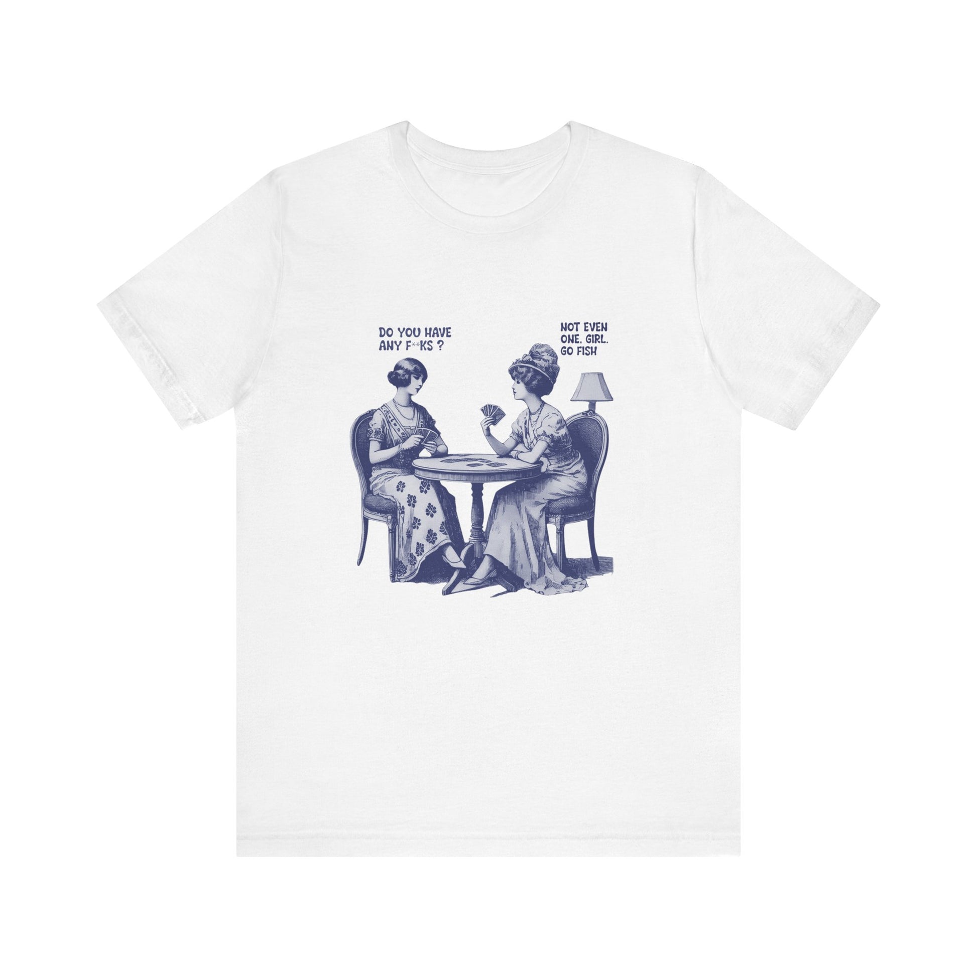 Funny Card Playing Tee, Card Playing Lovers Tee, Vintage Style Top - PopCultureByDesign36