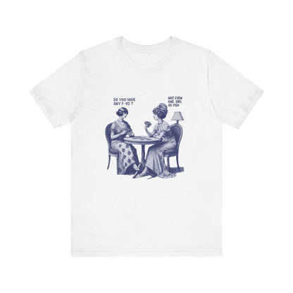 Funny Card Playing Tee, Card Playing Lovers Tee, Vintage Style Top - PopCultureByDesign36