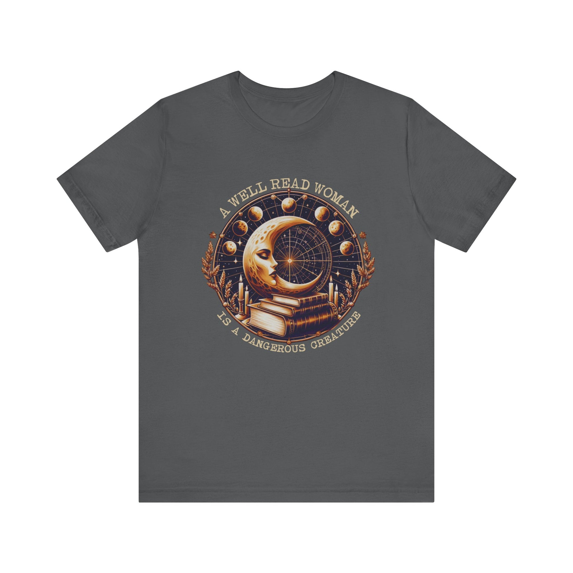 Reading Shirt, Librarian Shirt, Celestial Shirt, Book Lover Tee - PopCultureByDesign36