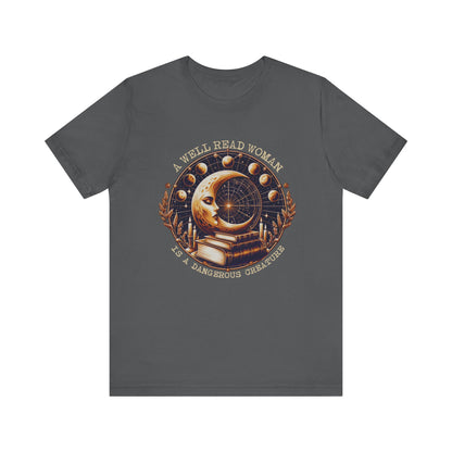 Reading Shirt, Librarian Shirt, Celestial Shirt, Book Lover Tee - PopCultureByDesign36