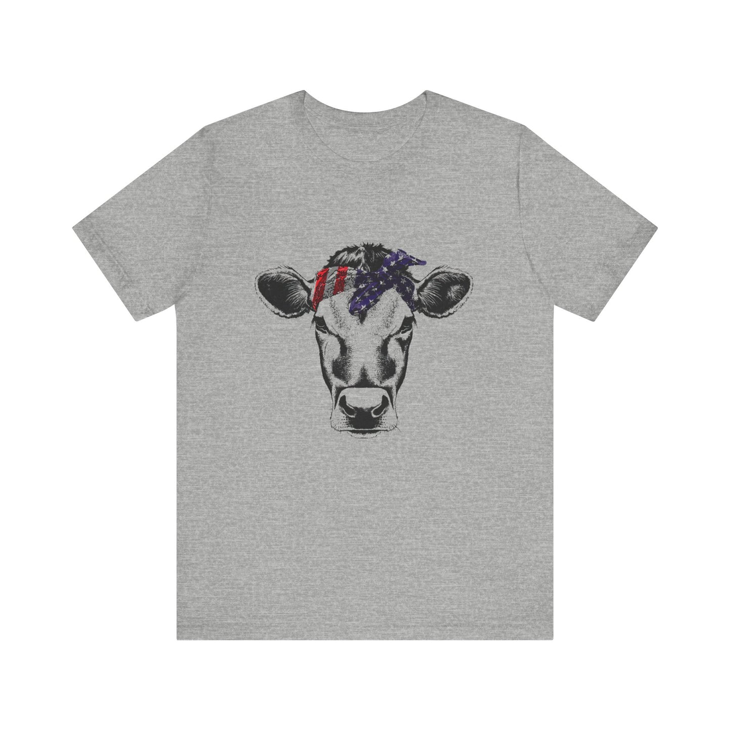 Highland Cow shirt, American Flag Shirt, Funny Cow Shirt, Independence Day - PopCultureByDesign36