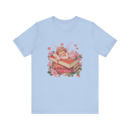 Reading Cupid Shirt, Funny Cupid Shirt, Cupid Love Shirt, Book Reader Shirt - PopCultureByDesign36