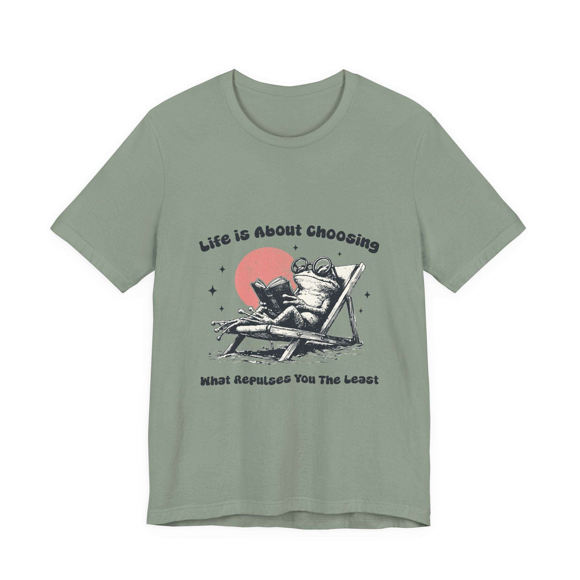 Funny Frog Reading Shirt, Sarcastic Frog Shirt, Frog with Glasses Shirt - PopCultureByDesign36