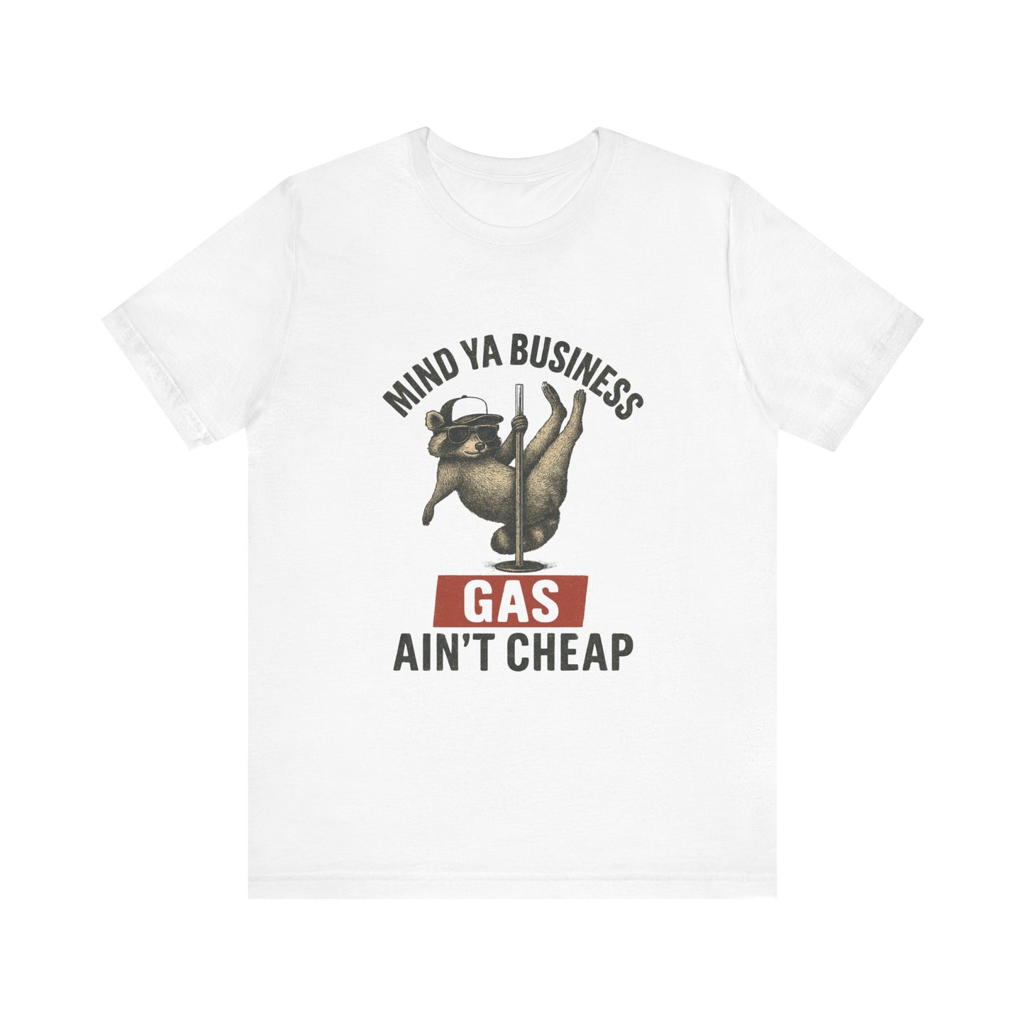 Funny Raccoon Pole Dancing Unisex Tee, Humorous Graphic Tee, - PopCultureByDesign36
