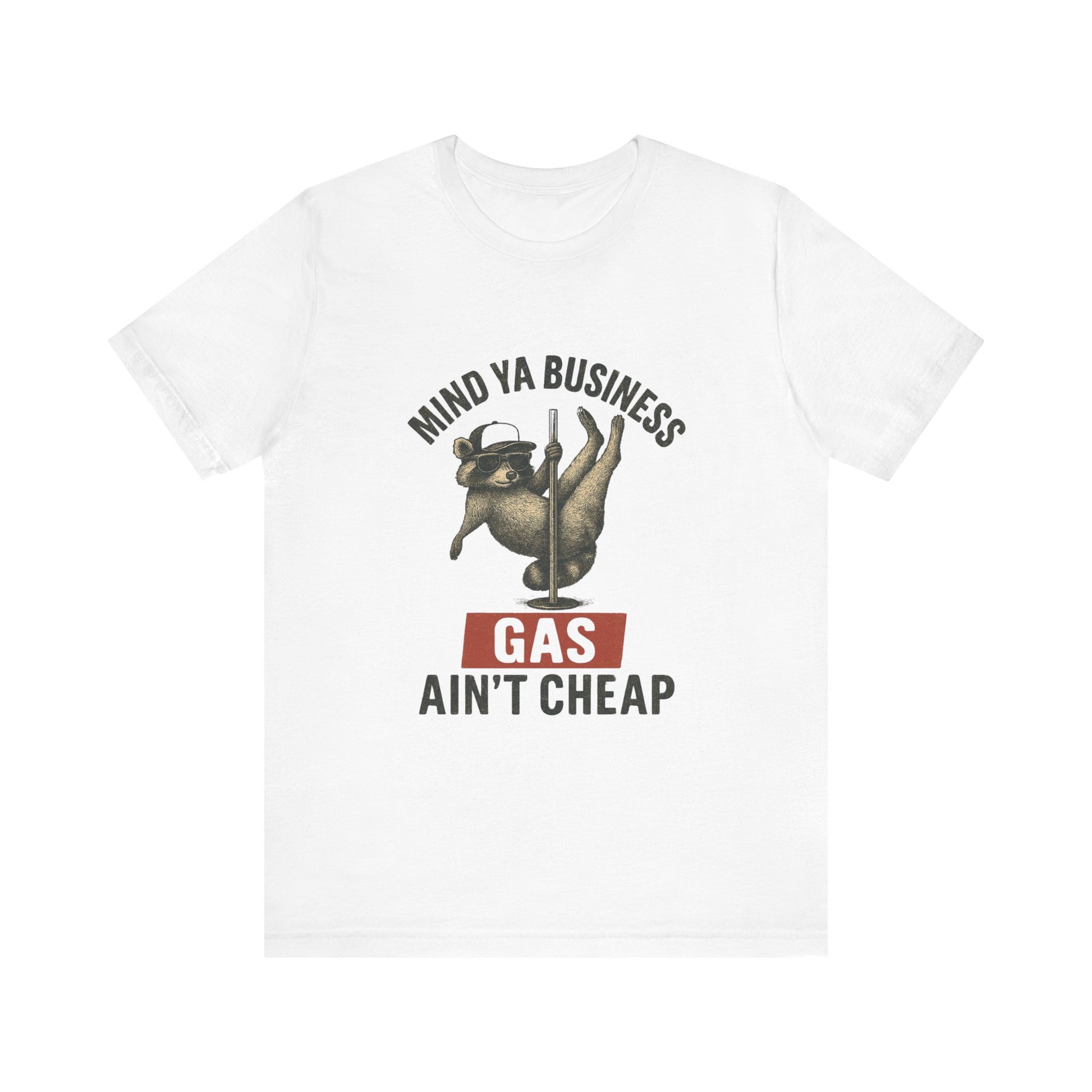 Funny Raccoon Pole Dancing Unisex Tee, Humorous Graphic Tee, - PopCultureByDesign36
