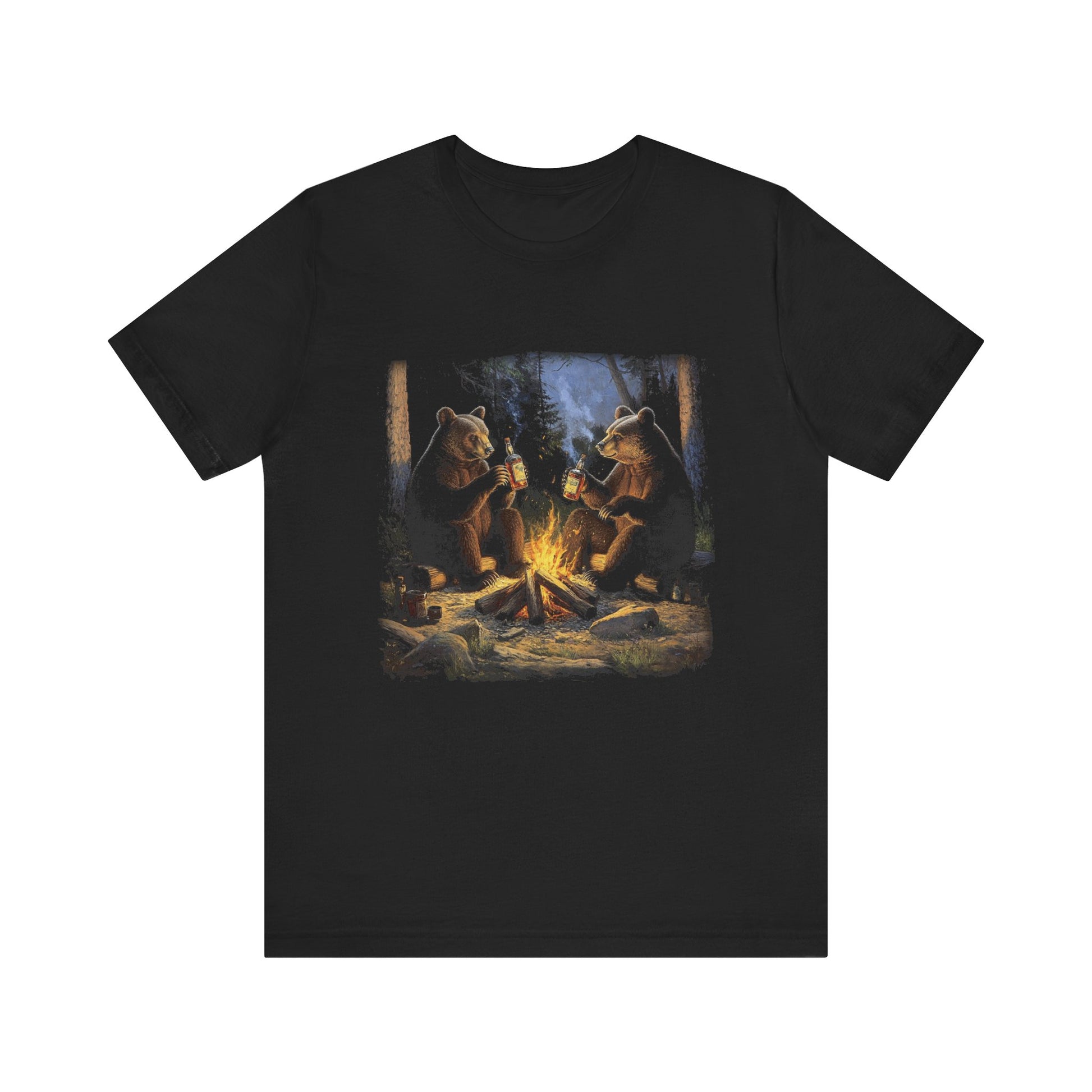 Beer Drinking Grizzly Bear Tshirt, Bear Lover Shirt, Camping Shirts - PopCultureByDesign36