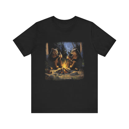 Beer Drinking Grizzly Bear Tshirt, Bear Lover Shirt, Camping Shirts - PopCultureByDesign36