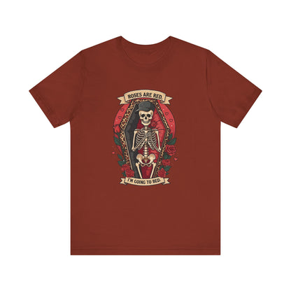 Valentine's Day Shirt, Funny Skeleton Valentines Shirt, I'm Dead Inside - PopCultureByDesign36