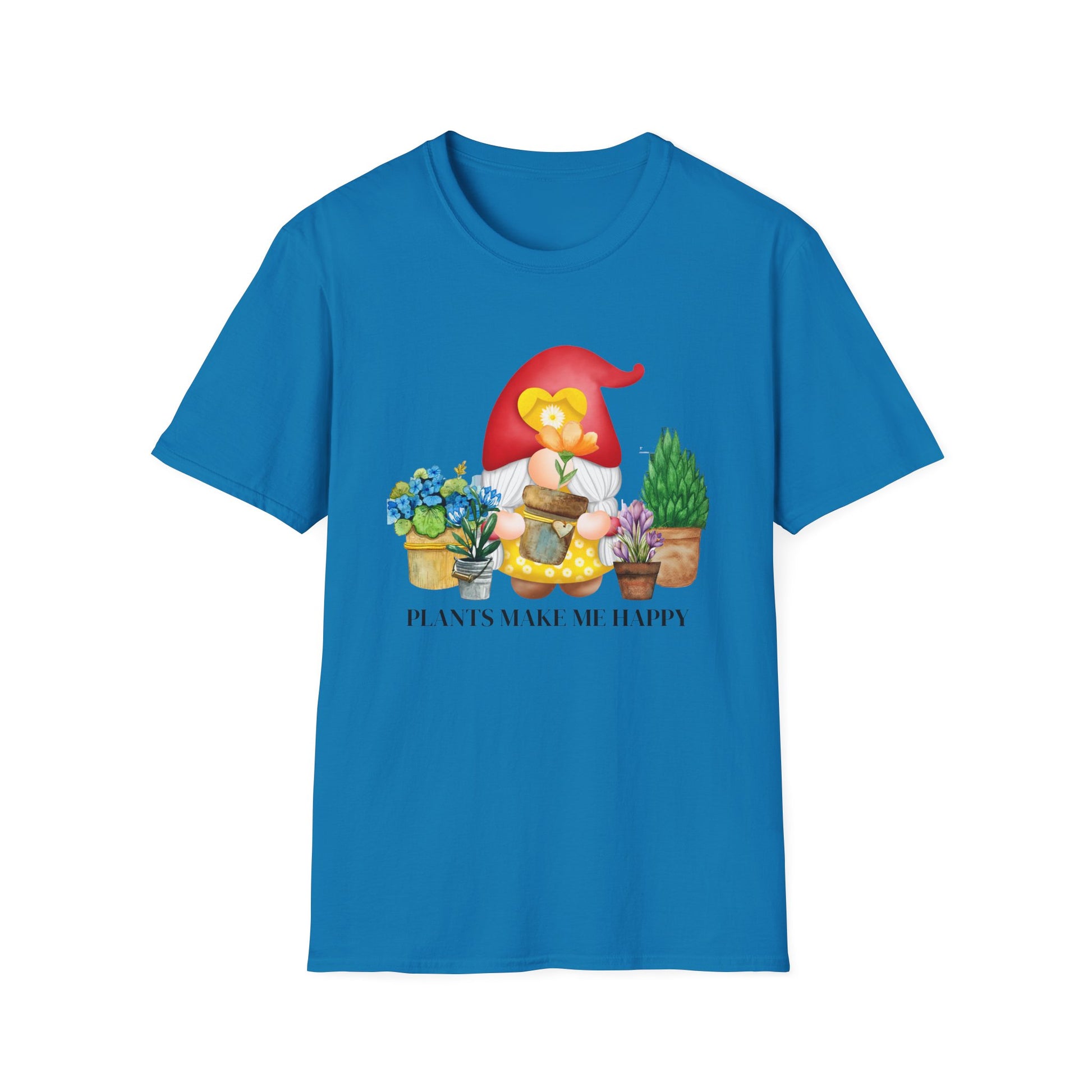 Plants make me happy, Funny Gardening Shirt, Botanic Shirt, Gift for Plant Lover - PopCultureByDesign36