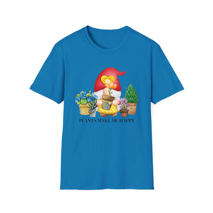 Plants make me happy, Funny Gardening Shirt, Botanic Shirt, Gift for Plant Lover - PopCultureByDesign36