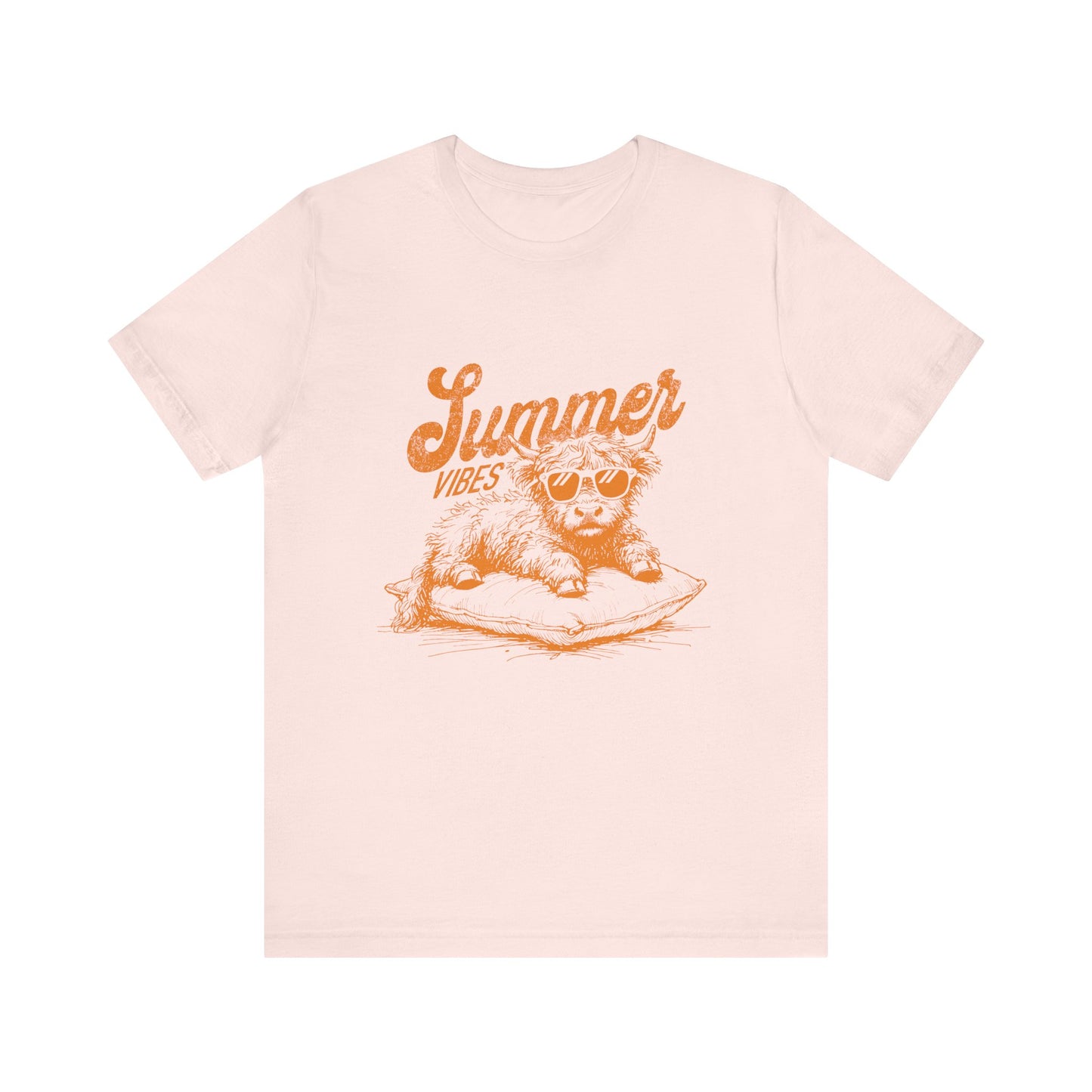 Summer Vibes Highland Cow Shirt, Western Shirt, Cow Shirt - PopCultureByDesign36