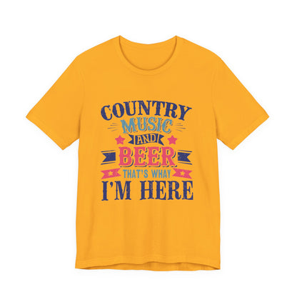 Country Music and Beer Shirt, Country Music Lover, Old Rodeo Shirt - PopCultureByDesign36