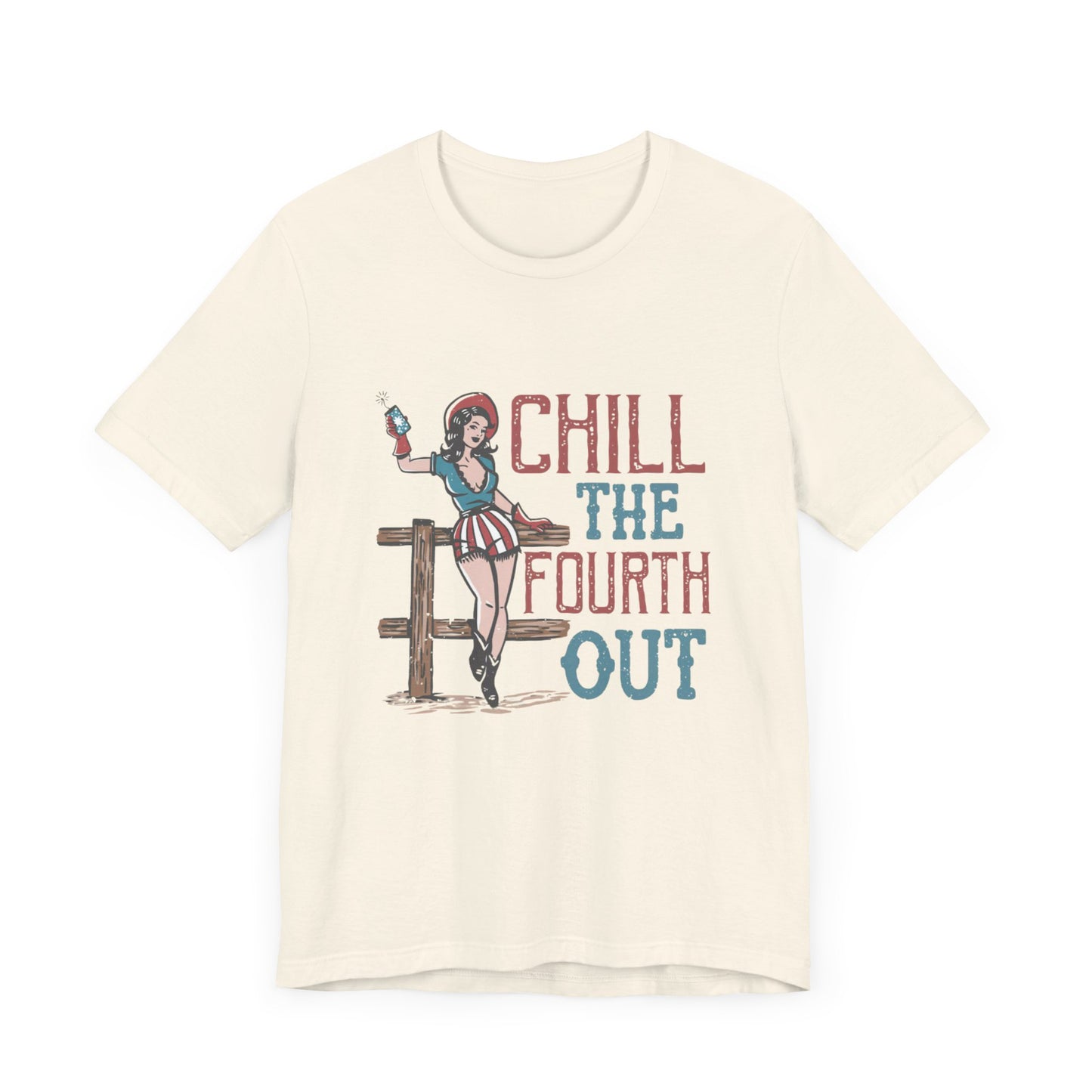 Cowgirl July 4th Retro Shirt, 4th of July Boho Independence Day Tee - PopCultureByDesign36