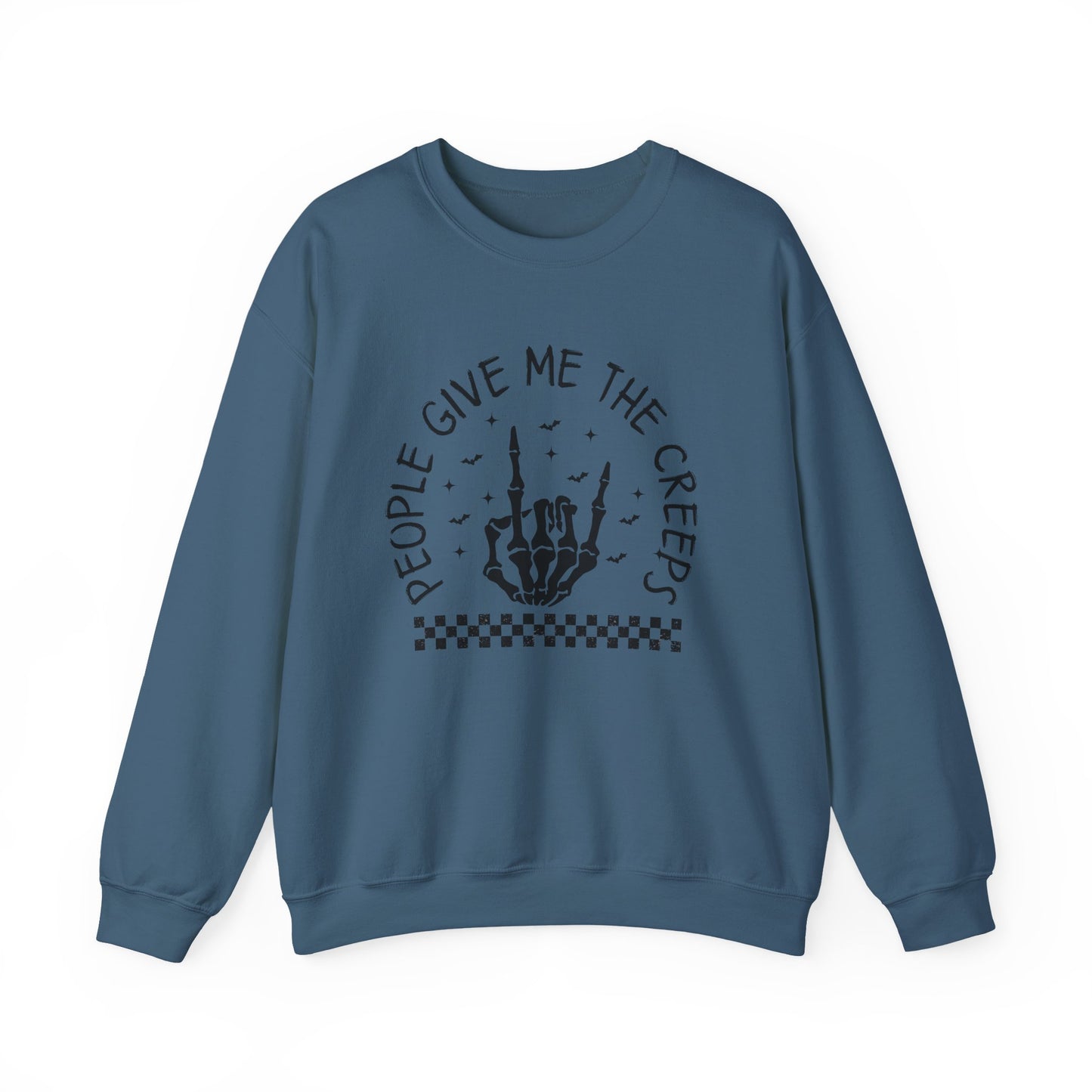 The Creeps Sweatshirt, Skeleton Hands Shirt, Skull Halloween Sweatshirt - PopCultureByDesign36