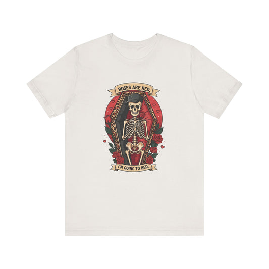 Valentine's Day Shirt, Funny Skeleton Valentines Shirt, I'm Dead Inside - PopCultureByDesign36