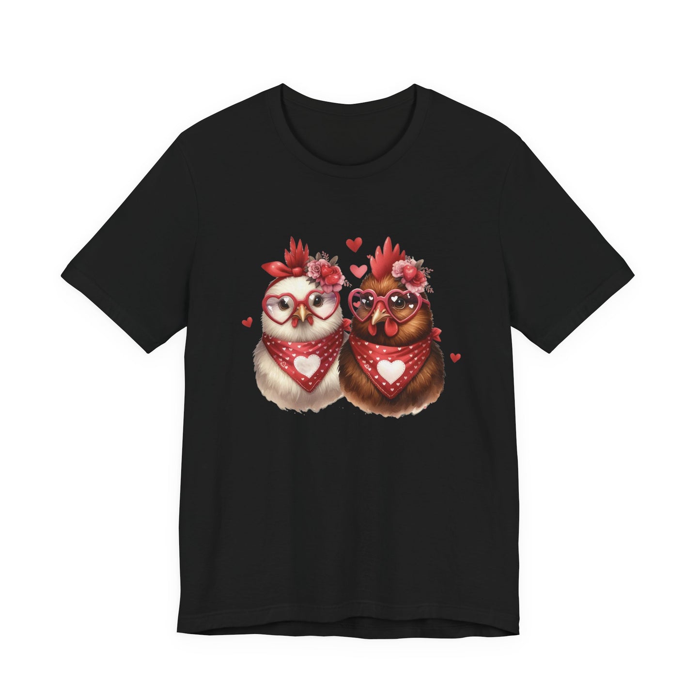 Valentines Day Farm Chickens Shirt, Valentine Farm Shirt, Chicken Shirt - PopCultureByDesign36
