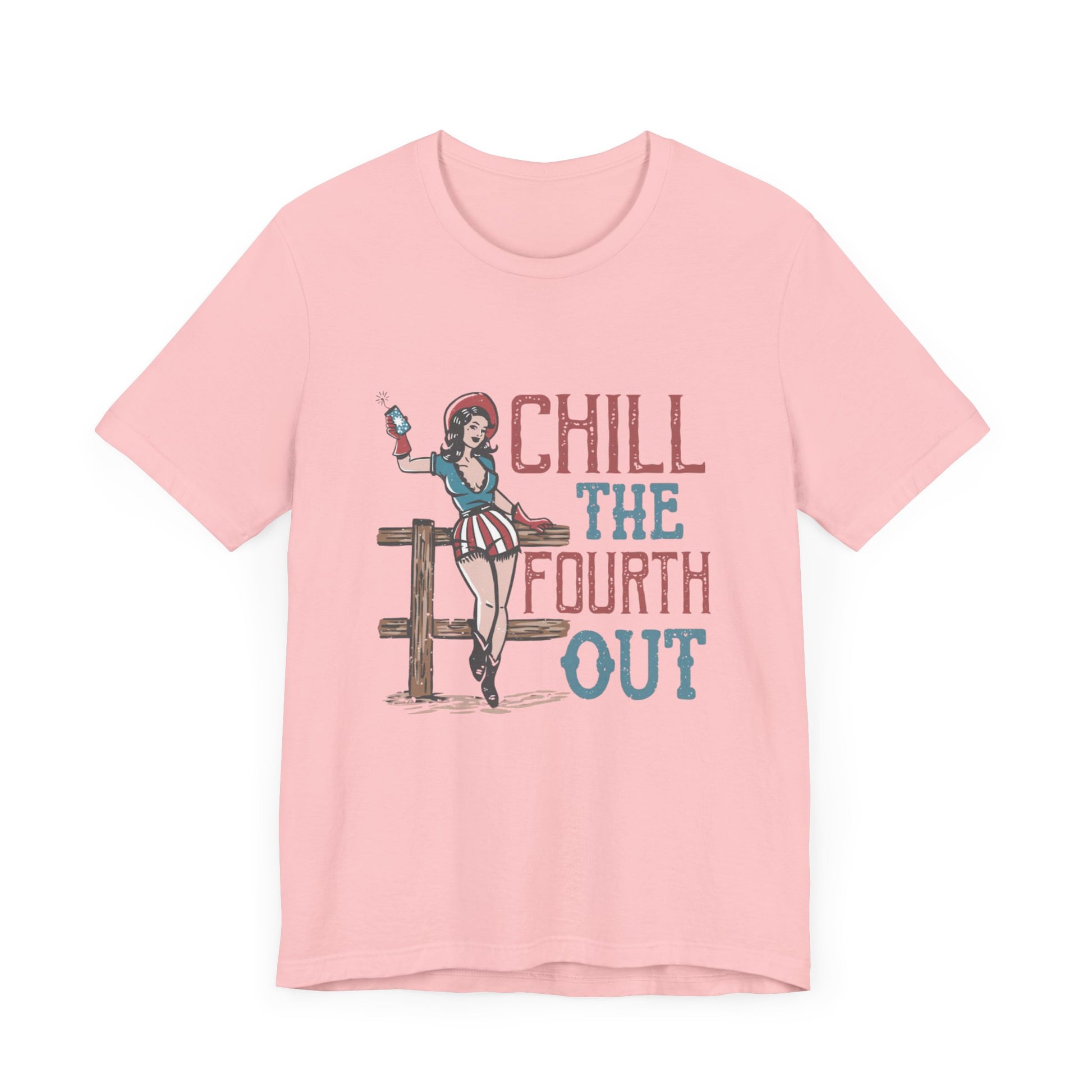 Cowgirl July 4th Retro Shirt, 4th of July Boho Independence Day Tee - PopCultureByDesign36