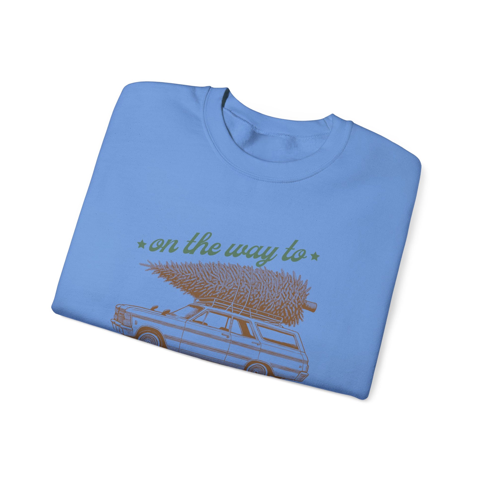 On The Way To Christmas, Xmas Sweatshirt, Family Christmas, Christmas Jolly - PopCultureByDesign36
