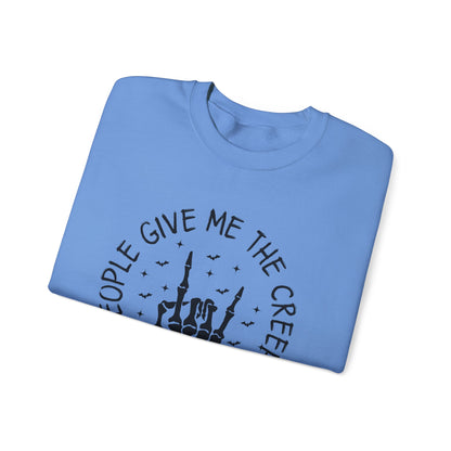 The Creeps Sweatshirt, Skeleton Hands Shirt, Skull Halloween Sweatshirt - PopCultureByDesign36