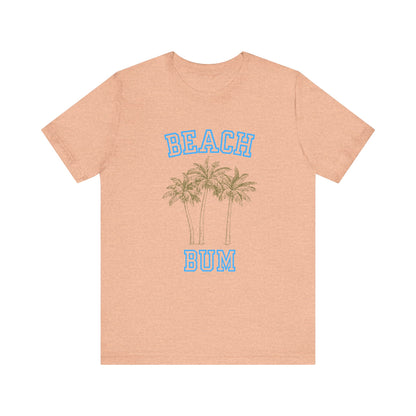 Beach Bum Palm Tree Shirt, Tropical Island Vacation Clothing, Palm Tree Lover Gift - PopCultureByDesign36