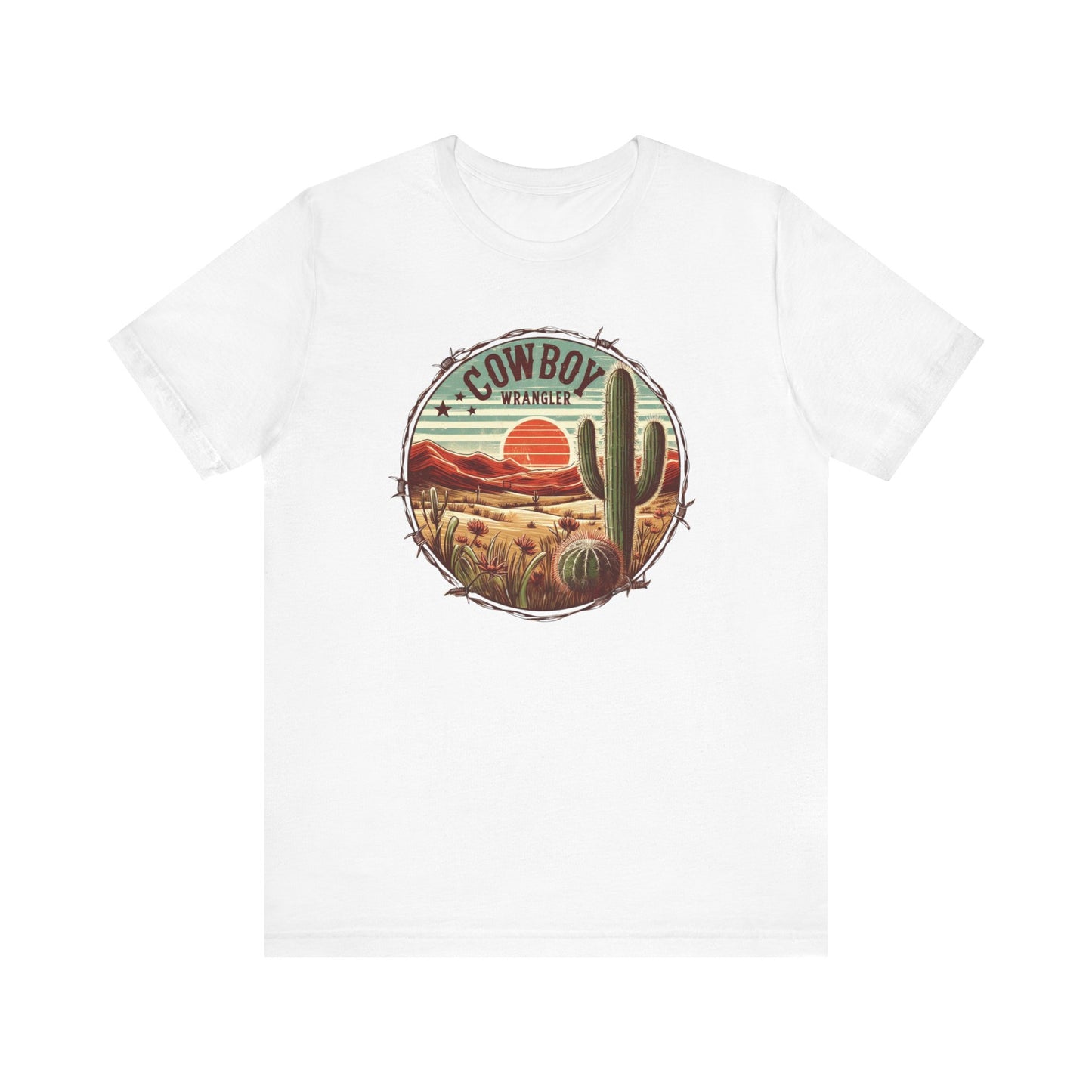 Cowboy Wrangler Shirt, Texas Shirt, Country Music Shirt, Western Shirt - PopCultureByDesign36
