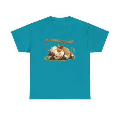 Mooooody shirt, Moody shirt, Funny Cow shirt, Cow shirt - PopCultureByDesign36