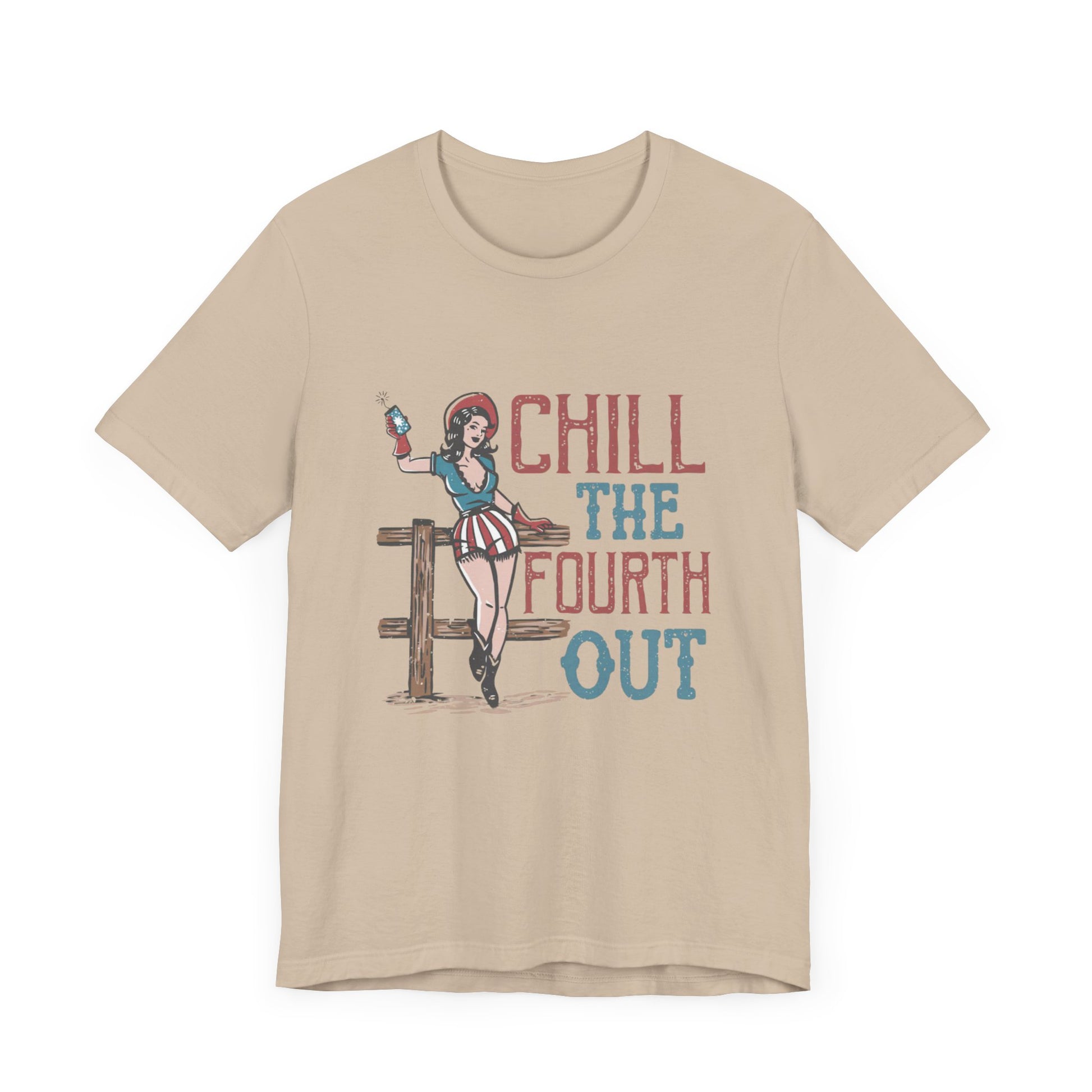 Cowgirl July 4th Retro Shirt, 4th of July Boho Independence Day Tee - PopCultureByDesign36