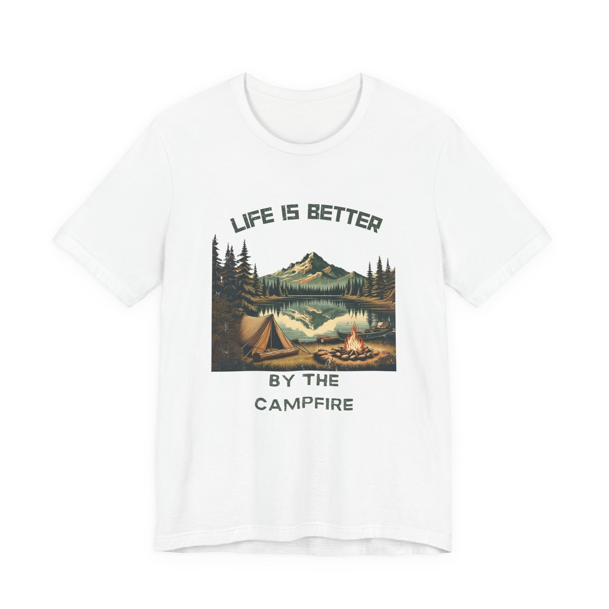 Camping by the lake, Camping shirt, Adventure shirt, Outdoor shirt - PopCultureByDesign36