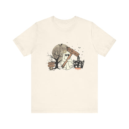 Funny Ghost Needing a Ride, Funny Ghost Shirt, Hitchhiking Ghost Shirt - PopCultureByDesign36