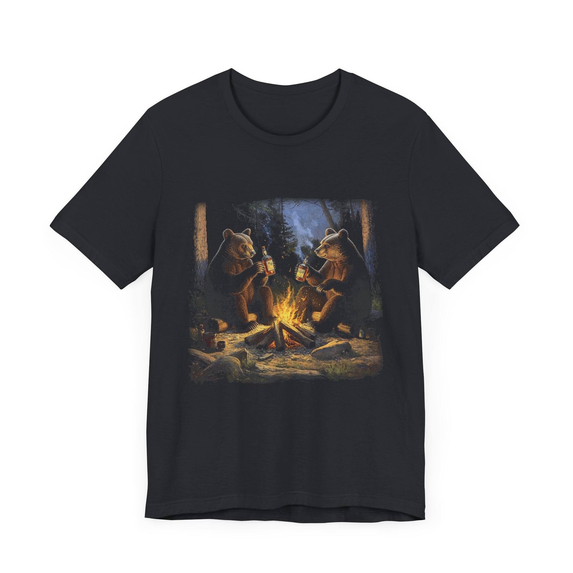 Beer Drinking Grizzly Bear Tshirt, Bear Lover Shirt, Camping Shirts - PopCultureByDesign36
