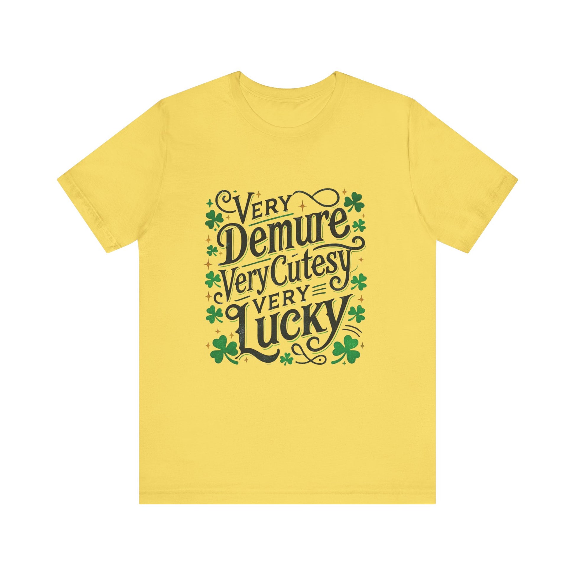 St Patrick's Day Tee, Irish Shamrock Tee, Feeling Lucky St Paddy's Shirt - PopCultureByDesign36