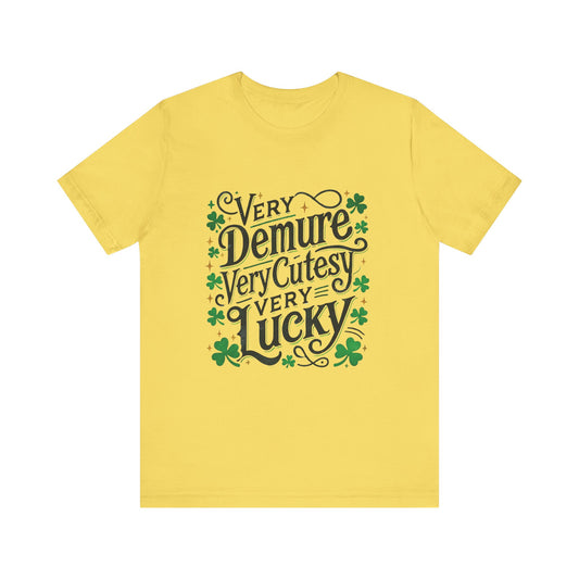St Patrick's Day Tee, Irish Shamrock Tee, Feeling Lucky St Paddy's Shirt - PopCultureByDesign36