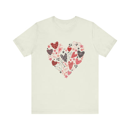 Valentine Heart Shirt, Heart Shirt, Love Shirt, Valentine Shirt, Valentines Day Shirt - PopCultureByDesign36