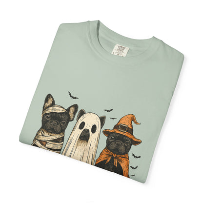 French Puppies Halloween T-shirt, Cute Frenchie Halloween, Dog Lover Shirt - PopCultureByDesign36