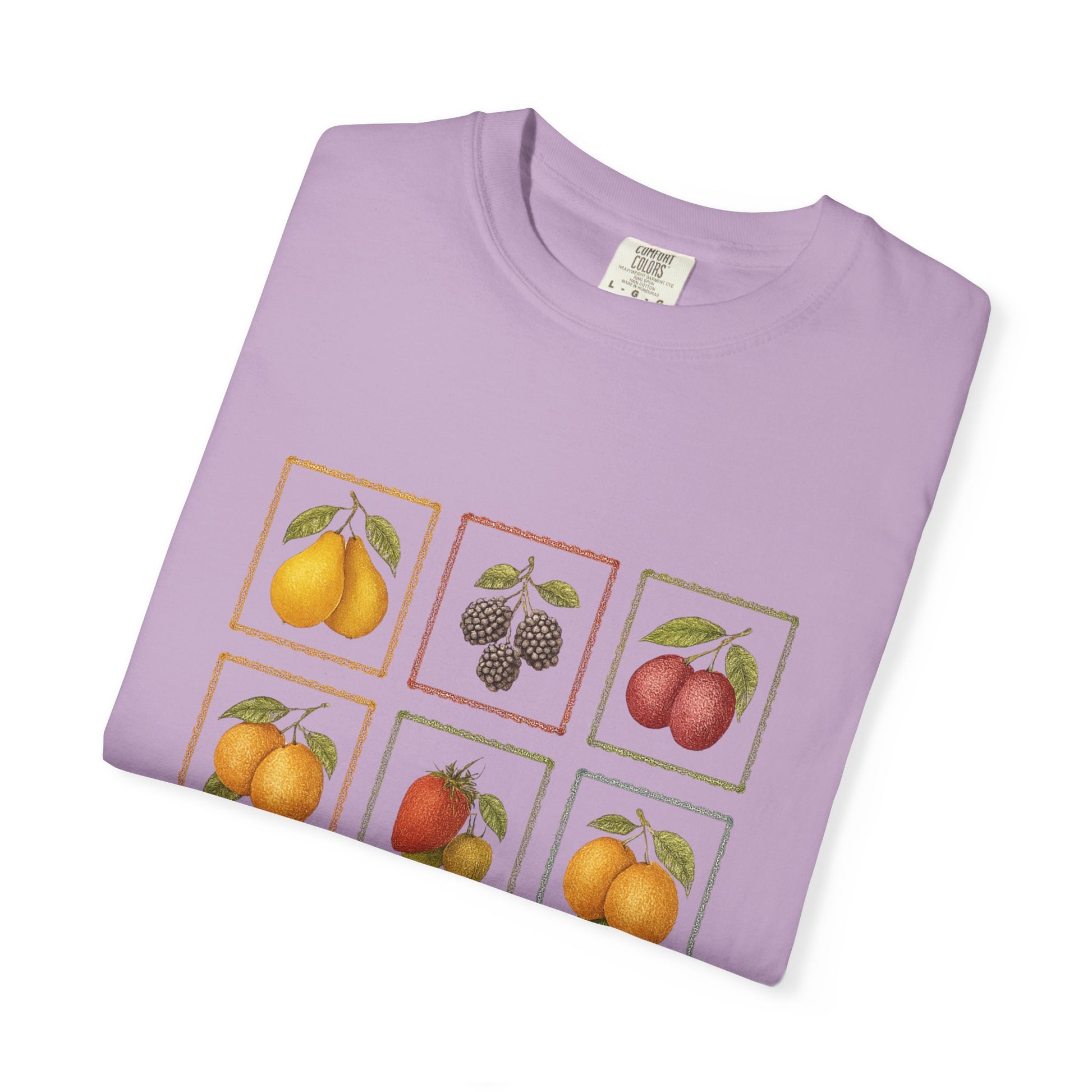 Vintage Fruit Stamp Shirt, Art Graphic Fruit Shirt, Fruit Stamp - PopCultureByDesign36