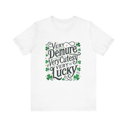 St Patrick's Day Tee, Irish Shamrock Tee, Feeling Lucky St Paddy's Shirt - PopCultureByDesign36