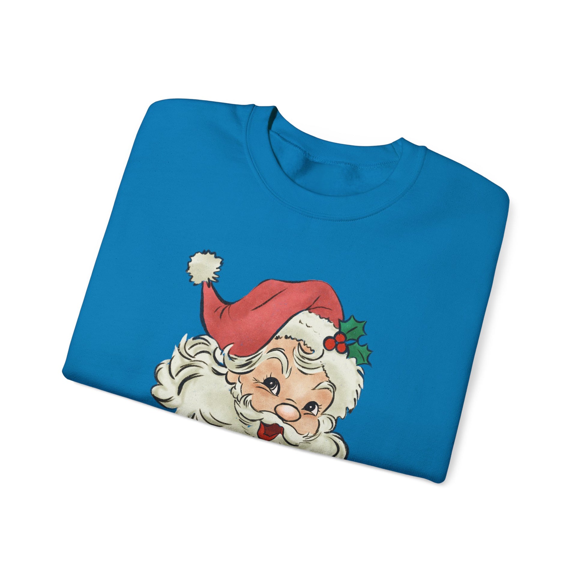 Retro Santa Sweater,Vintage Santa Christmas Sweatshirt,Retro Santa Claus Shirt - PopCultureByDesign36
